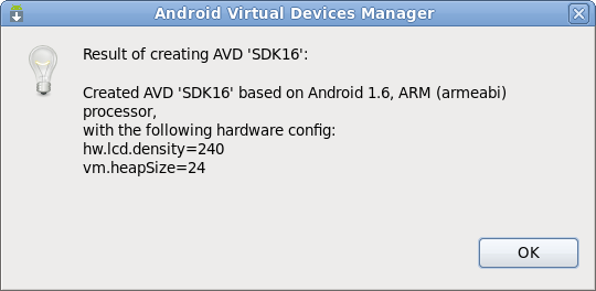 Android SDK and AVD Manager