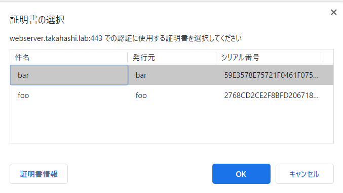 Chromium設定