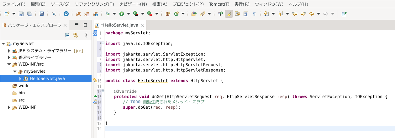 myServlet
