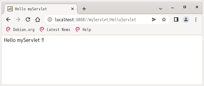 myServlet