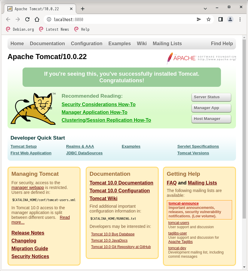 Tomcat10.0